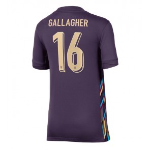 England Conor Gallagher #16 Bortatröja Kvinnor EM 2024 Kortärmad